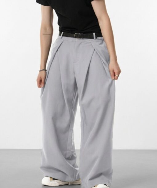 Alternative view of Grey Absolute Wide Leg Pants