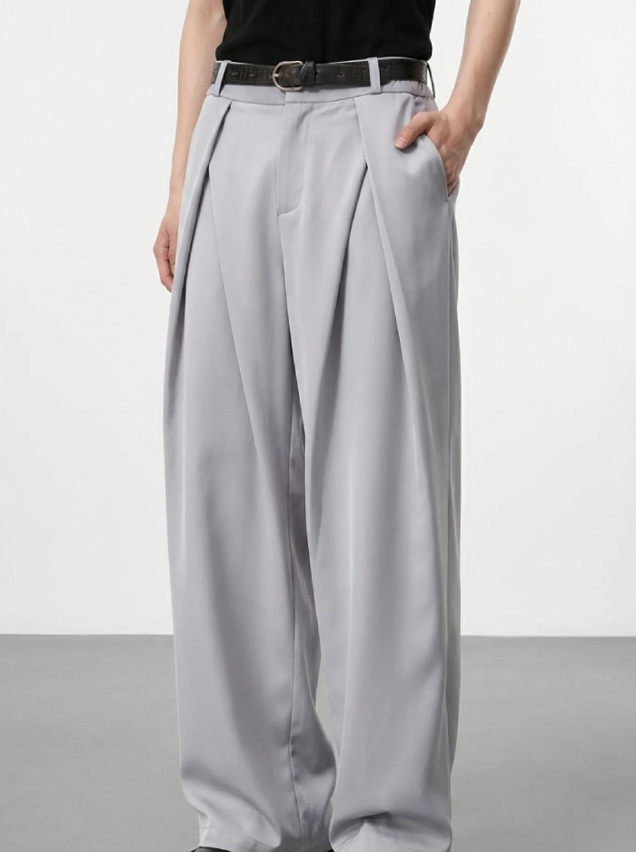Grey Absolute Wide Leg Pants - Image 4
