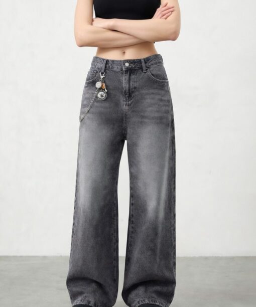 Midnight Wash Wide Leg Jean