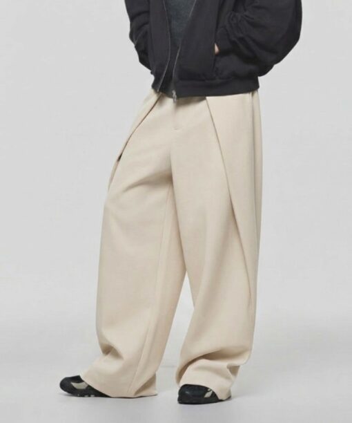 Ivory Rolling Wide Leg Pants