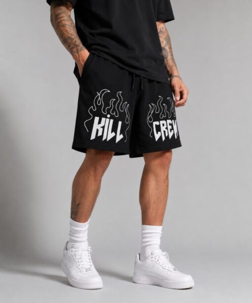Kill Crew Flame Shorts For Men
