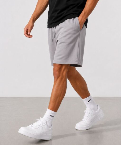 Alternative view of Solid Grey Shorts For Men