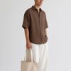 Brown Linen Oversized Shirt
