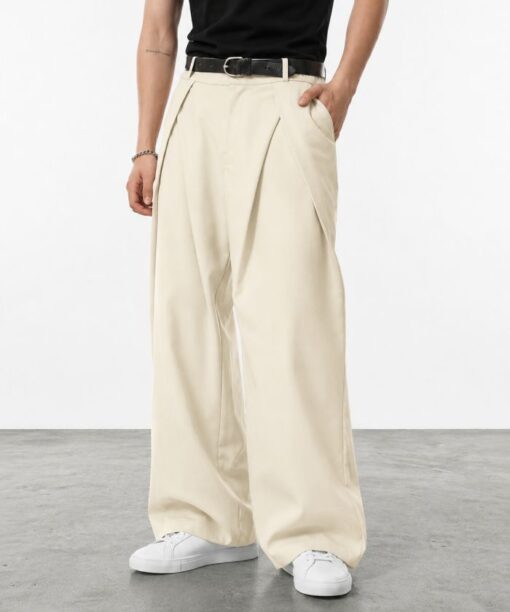 Cream Absolute Wide Leg Pants