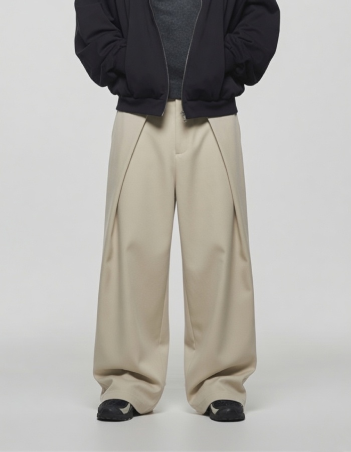 Cream Absolute Wide Leg Pants