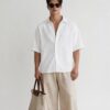 White Linen Oversized Shirt