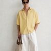 Lemon Linen Oversized Shirt