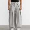 Absolute Grey Stripe Baggy Fit Pant