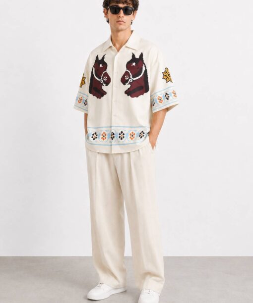 Cream Desert Rider Oversized Shirt