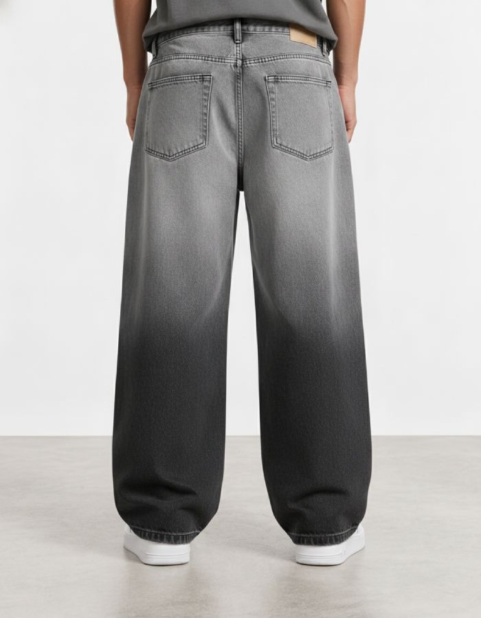 Smoke Fade Baggy Fit Jean - Image 4