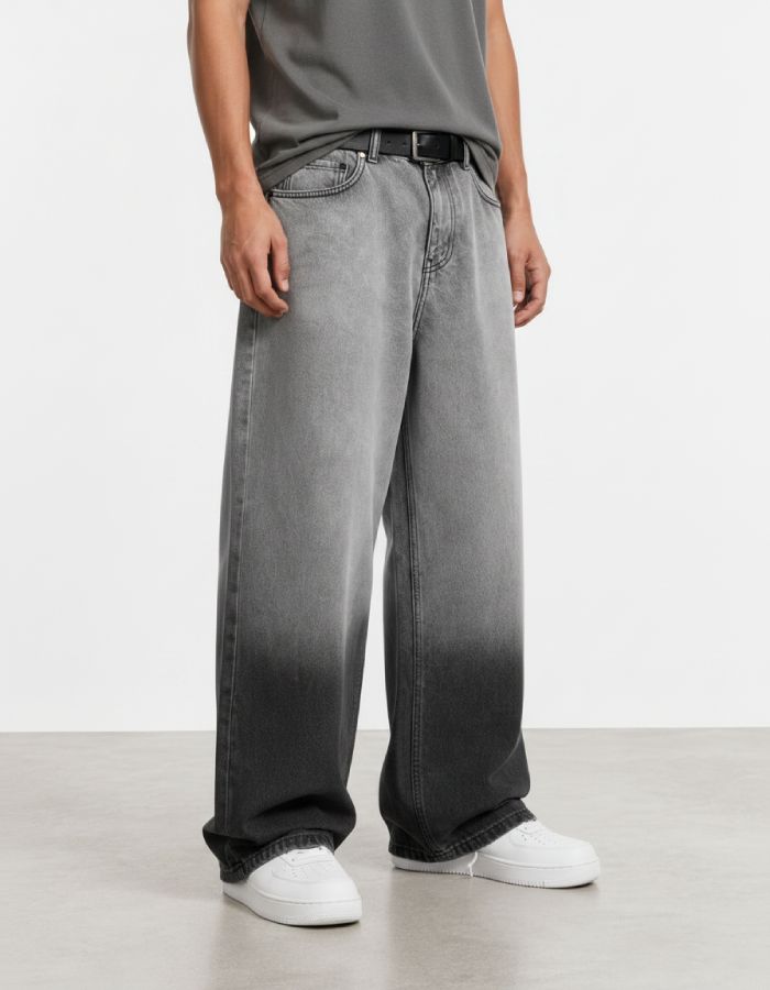 Smoke Fade Baggy Fit Jean - Image 2