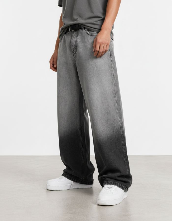 Smoke Fade Baggy Fit Jean - Image 5