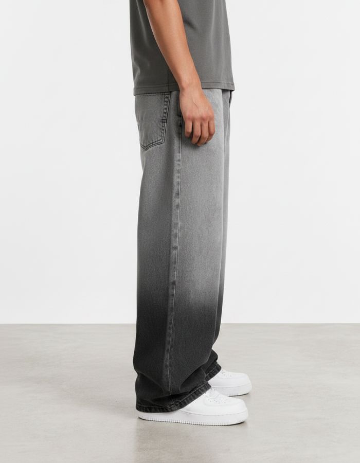 Smoke Fade Baggy Fit Jean - Image 3
