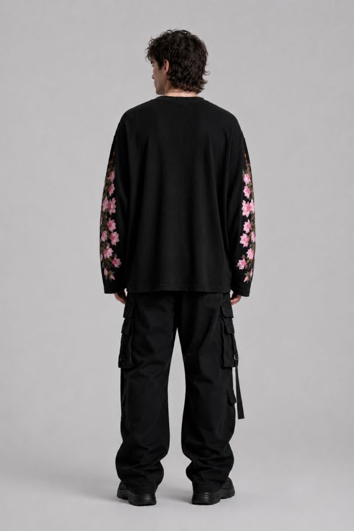 Afterdark Bloom Waffle T-Shirt - Image 5