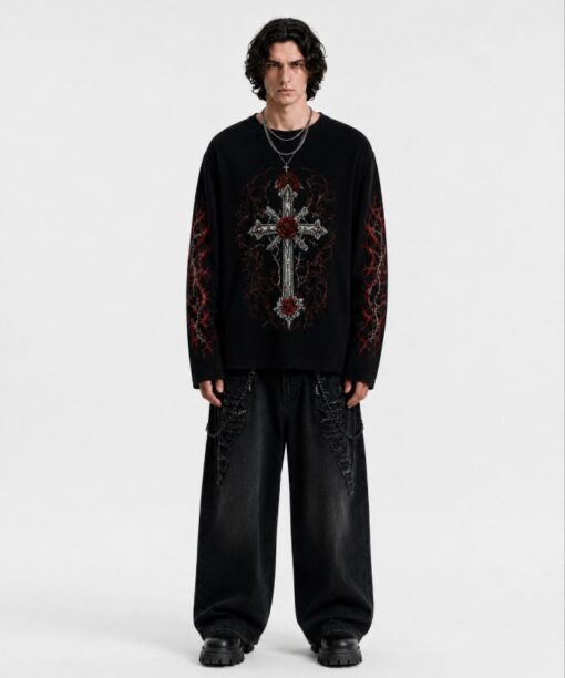 Alternative view of Sacred Ruin Waffle T-Shirt