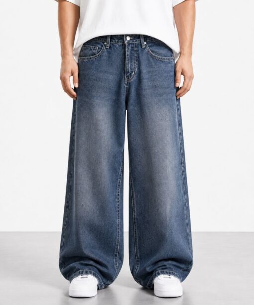 Rebel Blue Baggy Fit Jean