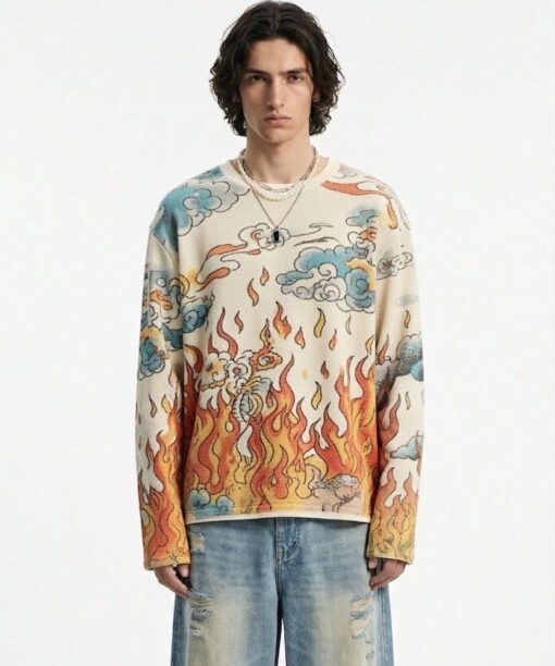 Blazing Horizon Waffle T-Shirt