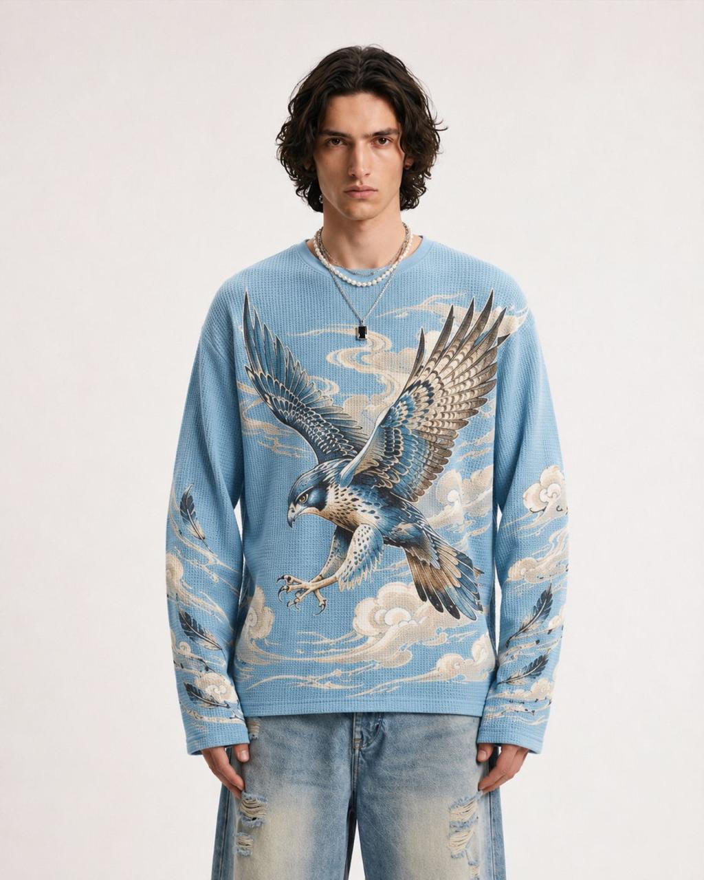Sky Hunter Waffle T-Shirt