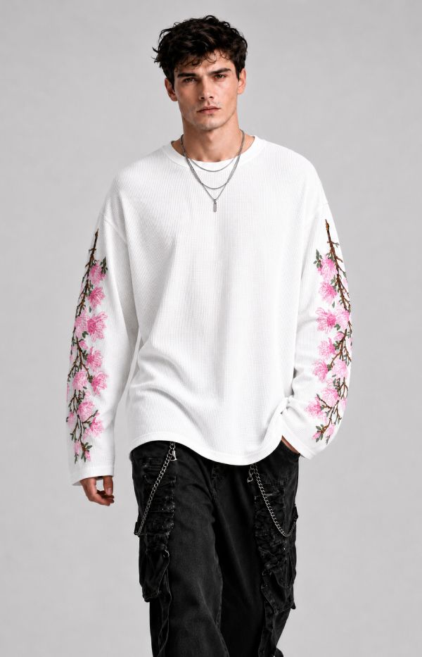 Sakura Mist Waffle T-Shirt - Image 5
