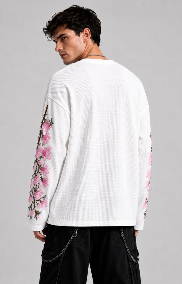 Sakura Mist Waffle T-Shirt - Image 4