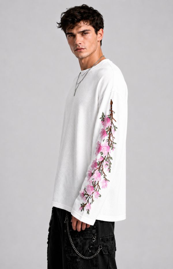 Sakura Mist Waffle T-Shirt - Image 3