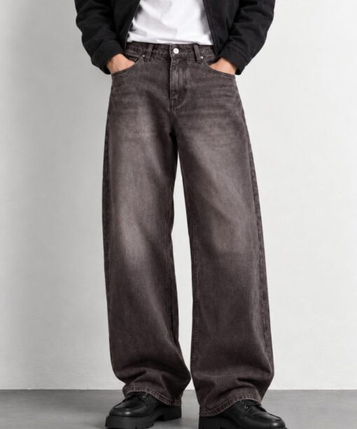 Cinder Black Baggy Fit Jean - Image 2