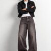 Cinder Black Baggy Fit Jean