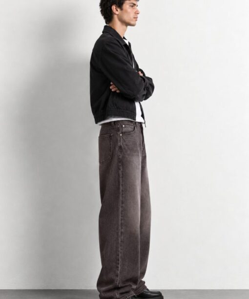 Cinder Black Baggy Fit Jean - Image 4
