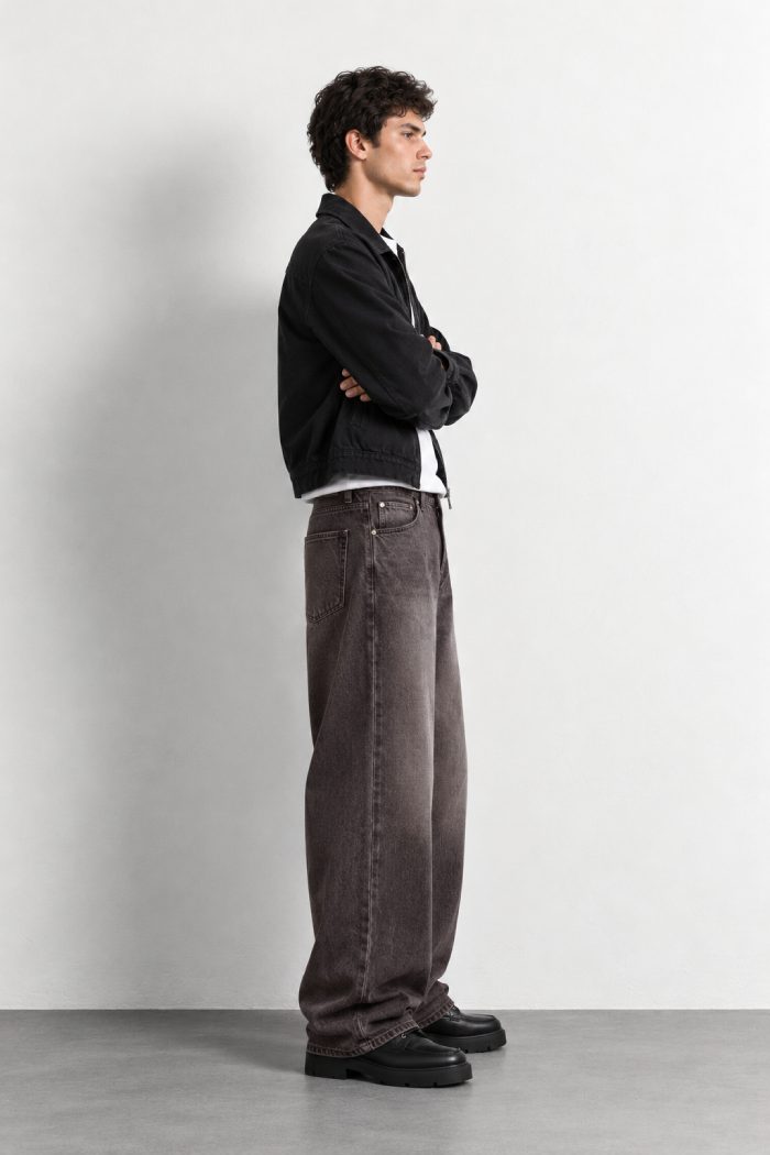 Cinder Black Baggy Fit Jean - Image 4